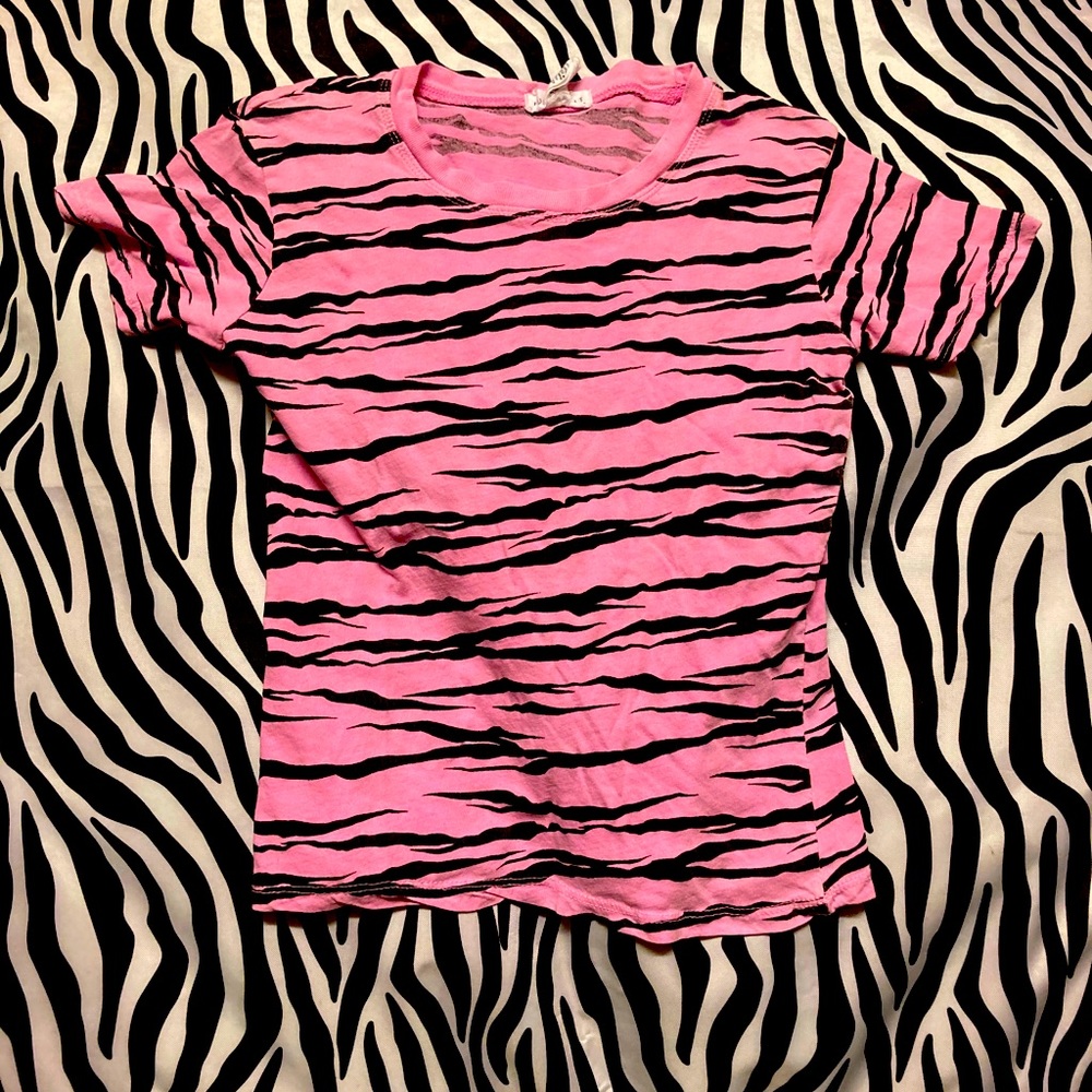 Zebra print t-shirt